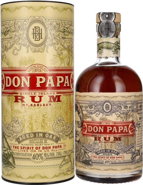 Ром "Don Papa" Single Island, in tube, 0.7 л