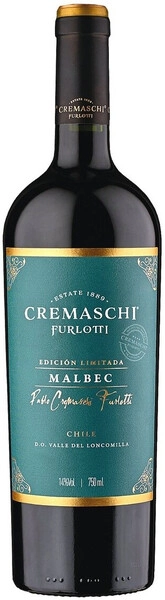 Вино Cremaschi Furlotti, Malbec Edicion Limitada, Valley del Loncomilla DO, 2022