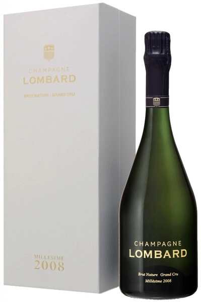 Шампанское Champagne Lombard, Brut Nature Grand Cru Millesime, 2008, gift box