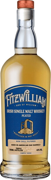 Виски Fitzwilliam Irish Single Malt Peated, 0.7 л
