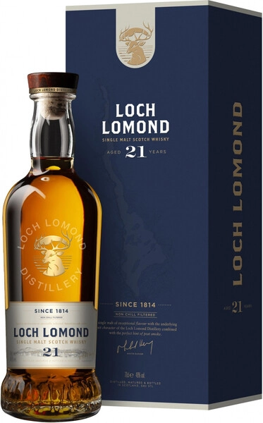 Виски Loch Lomond 21 Years Old (46%), gift box, 0.7 л