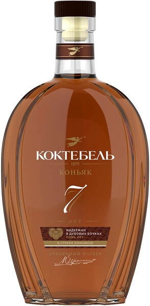 Коньяк Коктебель 7-летний, 0.5 л