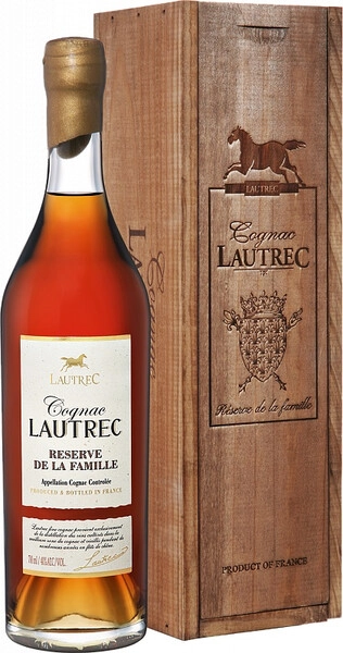 Коньяк Lautrec Reserve de la Famille, wooden box, 0.7 л