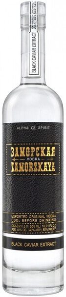 Водка "Заморская" Блэк, 0.5 л