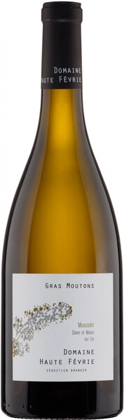 Вино Domaine Haute Fevrie, Gras Moutons Muscadet Sevre et Maine AOC sur Lie, 2022