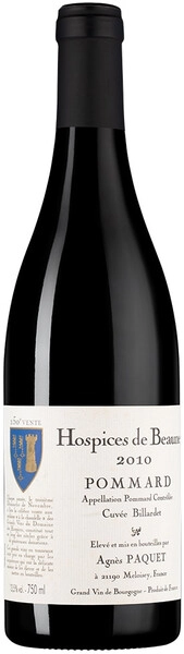 Вино Domaine Agnes Paquet, Hospices de Beaune Pommard Cuvee Billardet AOC, 2010