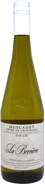 Вино "La Berriere" Muscadet Cotes de Grandlieu sur Lie AOP, 2024
