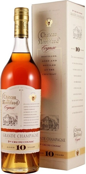 Коньяк Chateau de Montifaud 10 Years Old, Grande Champagne AOC, gift box, 0.7 л