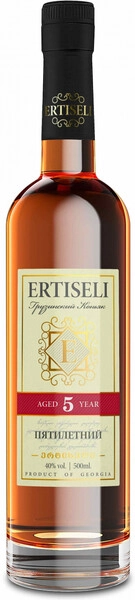 Коньяк "Ertiseli" 5 Years, 0.5 л