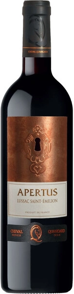 Вино Cheval Quancard, Apertus, Lussac Saint-Emilion AOC, 2022