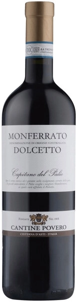 Вино Cantine Povero, Dolcetto Capitano del Palio, Monferrato DOC, 2020