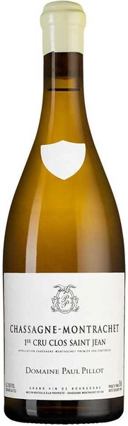 Вино Domaine Paul Pillot, Chassagne-Montrachet 1-er Cru Clos Saint Jean AOC Blanc, 2020