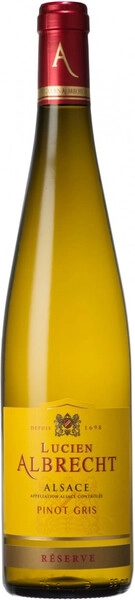 Вино Lucien Albrecht, Pinot Gris Reserve, Alsace AOC, 2021