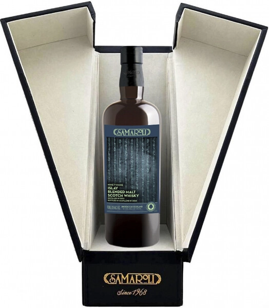 Виски Samaroli, Ninetynine Islay Blended Malt, 2023, leather box, 0.7 л