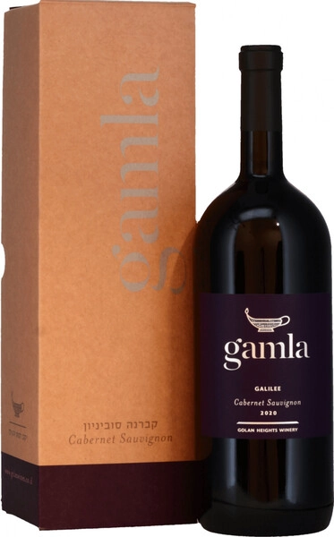 Вино Golan Heights, Gamla Cabernet Sauvignon, 2020, gift box, 1.5 л