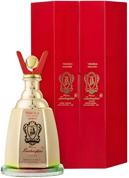 Текила Patrizia Lamborghini Anejo, gift box, 0.75 л