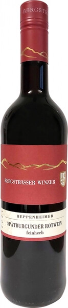 Вино Becksteiner Winzer, Spatburgunder Feinherb Heppenheimer, 2021