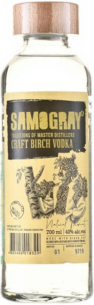 Водка "Samogray" Craft Birch, 0.7 л