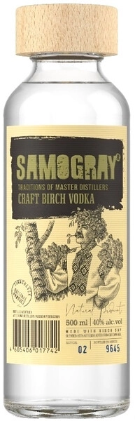Водка Samogray Craft Birch Vodka, 0.5 л
