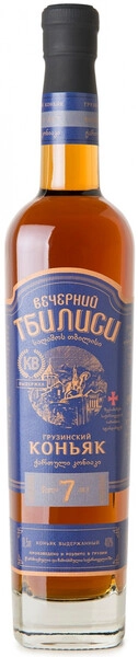 Коньяк Вечерний Тбилиси 7-летний, 0.5 л