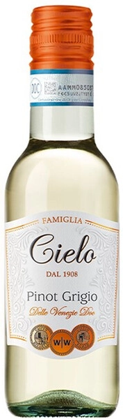 Вино Cielo e Terra, Pinot Grigio IGT, 2022, 187 мл