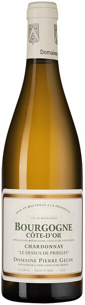 Вино Domaine Pierre Gelin, Bourgogne Chardonnay Le Dessus de Prielles AOC, 2023