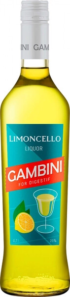 Ликер KVKZ, Gambini Limoncello, 0.7 л
