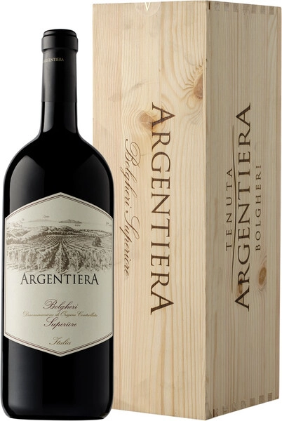 Вино Argentiera, Bolgheri Superiore DOC, 2021, wooden box, 1.5 л