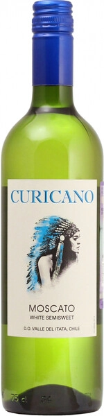 Вино Curicano Moscato White Semisweet, Valle del Itata DO, 2024
