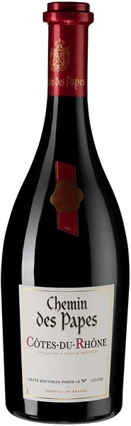 Вино "Chemin des Papes" Rouge, Cotes du Rhone AOC, 2023