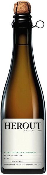 Сидр Herout Cuvee Tradition Brut, Cotentin Bio AOP, 0.75 л