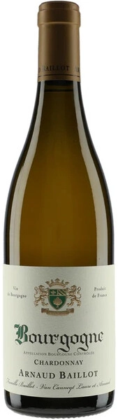 Вино Arnaud Baillot, Bourgogne Chardonnay AOC, 2020