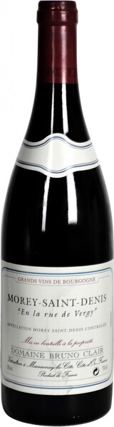 Вино Domaine Bruno Clair, En la rue de Vergy Rouge, Morey-Saint-Denis AOC, 2018