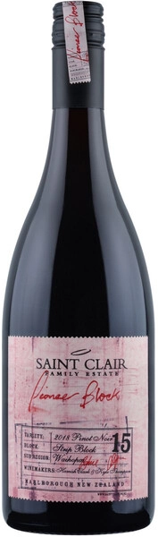 Вино Saint Clair, Pioneer Block 15 Strip Block Pinot Noir, 2018