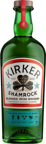 Виски Kirker Shamrock Irish Blended, 0.7 л