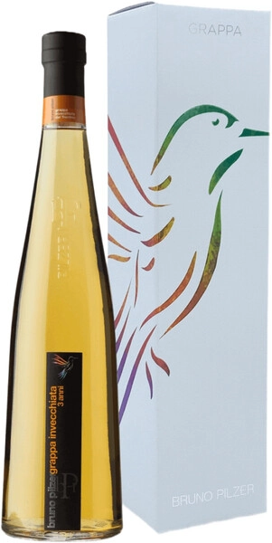 Граппа Pilzer, Grappa Invecchiata, gift box, 0.5 л