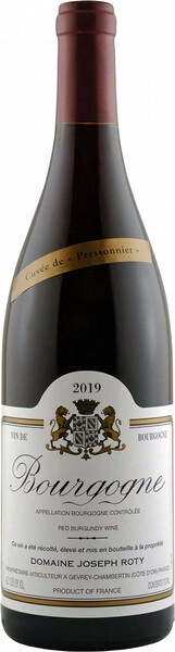 Вино Domaine Joseph Roty, Bourgogne Cuvee de Pressonnier AOC, 2019