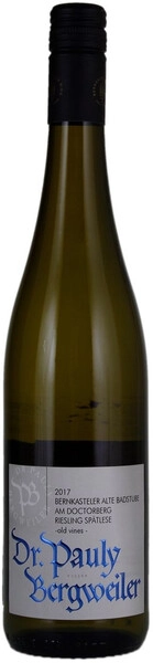 Вино Dr. Pauly Bergweiler, Benkasteler Alte Badstube am Doctorberg Riesling Spatlese Alte Reben, 2017