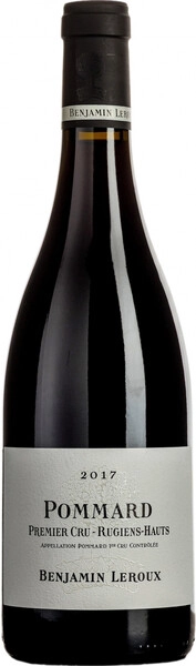 Вино Benjamin Leroux, Pommard Premier Cru Rugiens-Hauts AOC, 2017