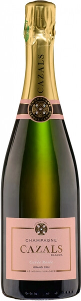 Шампанское Claude Cazals, "Cuvee Rosee" Grand Cru Brut, Champagne AOC, 2021