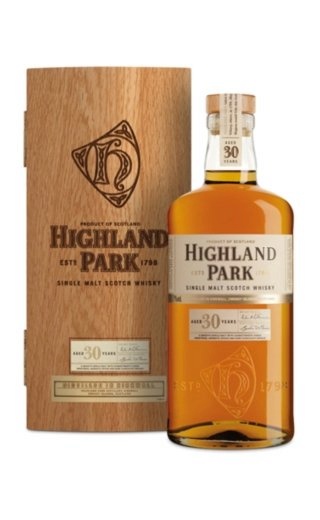 Виски Highland Park Aged 30 Years 0.7 л в деревянном ящике