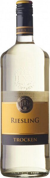 Вино Weinkellerei Hechtsheim, Mullerhof Riesling Trocken, 1 л