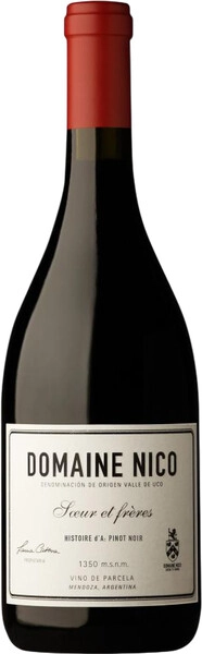Вино Domaine Nico, Histoire d'A Pinot Noir, Valle de Uco DO, 2022