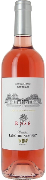 Вино Chateau Lamothe-Vincent, Bordeaux Rose AOC, 2020