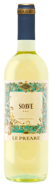 Le Preare Soave 2024 12% 0,75л
Ле Преаре Соаве белое 0,75