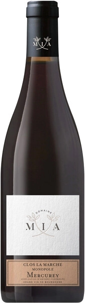 Вино Domaine MIA, Clos La Marche Monopole Mercurey AOC, 2021