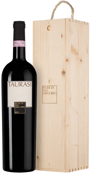 Вино Feudi di San Gregorio, Taurasi DOCG, 2018, wooden box, 1.5 л