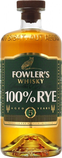 Виски Fowler's Rye, 0.7 л