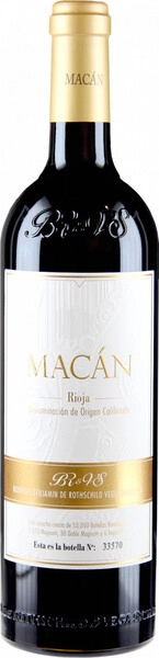 Вино Vega Sicilia, Macan, Rioja DOCa, 2016