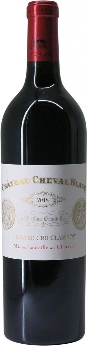 Вино Chateau Cheval Blanc, St-Emilion AOC 1-er Grand Cru Classe, 2018